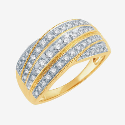 1/ CT.T.W. Natural Diamond 10K Gold Wedding Band