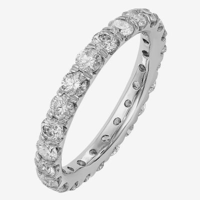 3MM /2 CT. T.W. Natural White Diamond 14K Gold Eternity Wedding Band