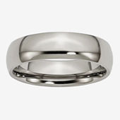 Mens 6mm Titanium Wedding Band - JCPenney