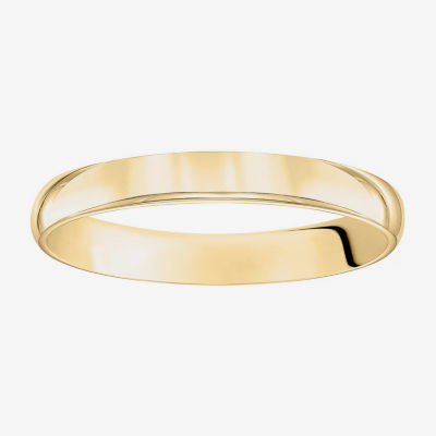 Womens 3MM 14K Gold Wedding Band