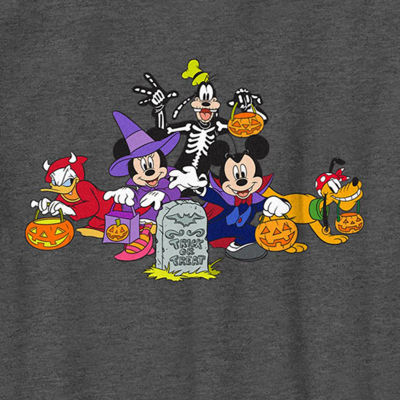 Disney Collection Little & Big Boys Crew Neck Short Sleeve Mickey and Friends Graphic T-Shirt