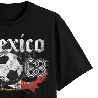 Mens Short Sleeve Mexico Soccer Graphic T-Shirt