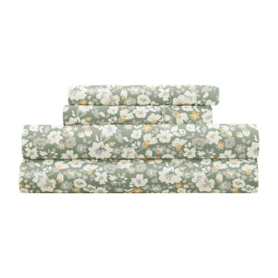 Casual Comfort Floral Dream Patterned Sheet Set