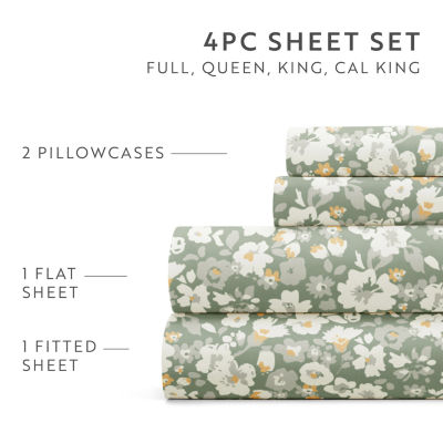 Casual Comfort Floral Dream Patterned Sheet Set