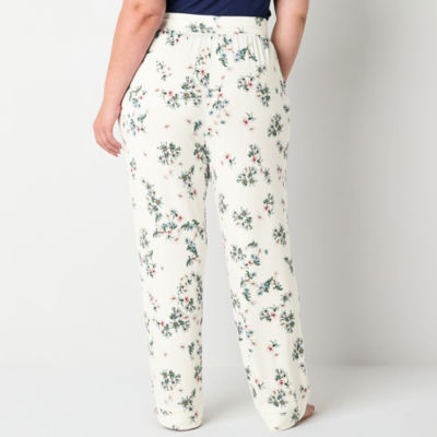 Liz Claiborne Cool and Calm Womens Plus Pajama Pants