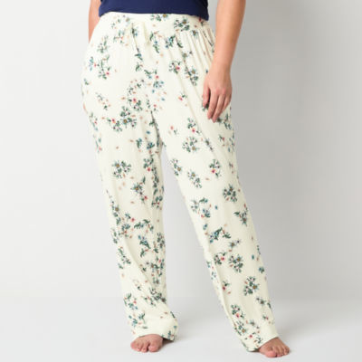 Liz Claiborne Cool and Calm Womens Plus Pajama Pants