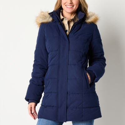 St. John's Bay Womens Heavyweight Puffer Jacket