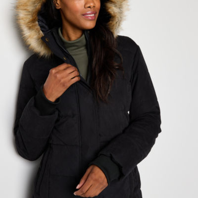 Puffer Jacket Jcpenney Faux Fur Coats Fur Jcpenney's Coat