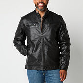 Jcpenney plus size leather jackets best sale