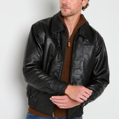 Victory Mens Leather Midweight Jacket - JCPenney