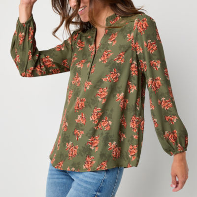 Frye and Co. Womens Long Sleeve Blouse