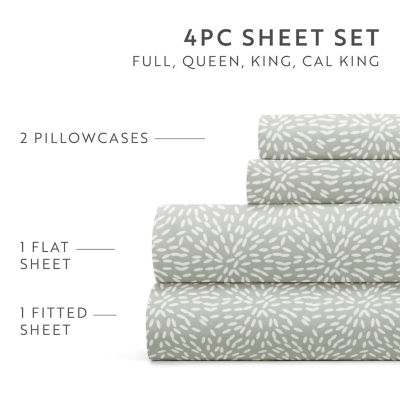 Casual Comfort Modern Circles Patterned Sheet Set