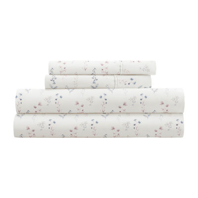 Casual Comfort Painted Meadow Patterned Sheet Set