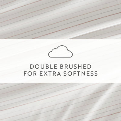 Casual Comfort Soft Stitch Stripe Patterned Sheet Set