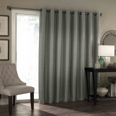 Eclipse Bryson Blackout Grommet Top Single Patio Door Curtains