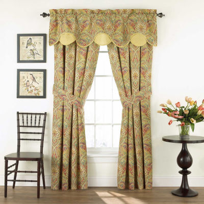 Waverly Swept Away Rod Pocket Scallop Valance