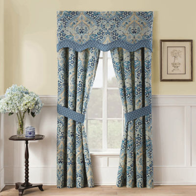 Waverly Moonlit Shadows Rod Pocket Tailored Valance