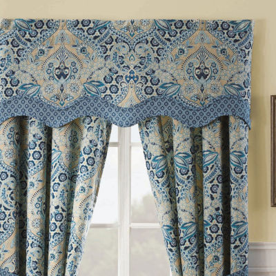 Waverly Moonlit Shadows Rod Pocket Tailored Valance