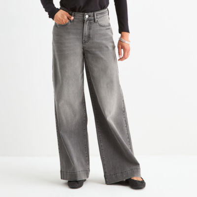 a.n.a - Tall Womens High Rise Wide Leg Jean