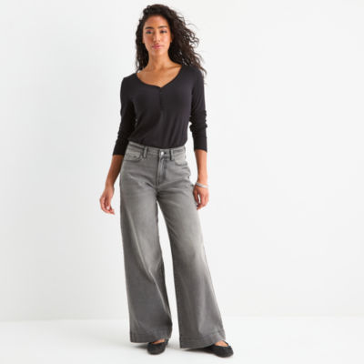 a.n.a - Tall Womens High Rise Wide Leg Jean
