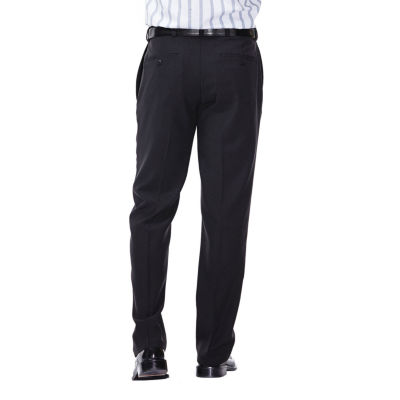 Haggar® eCLo™ Stria Classic Fit Flat Front Dress Pants