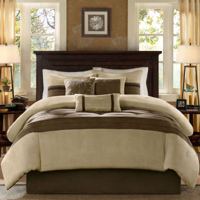 Madison Park Teagan 7-pc. Faux Suede Comforter Set