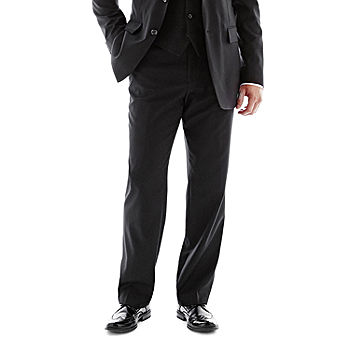 Stafford Executive Super 100 Wool Suit Jacket - Classic, Color: Black -  JCPenney