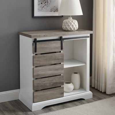 Bianca Small Space Collection Storage Accent Cabinets