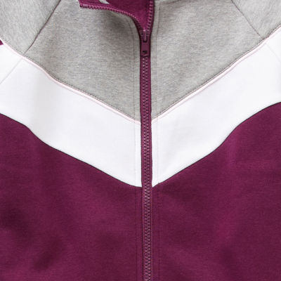 Xersion Little & Big Girls Cotton Fleece Long Sleeve Fleece Sweatshirt
