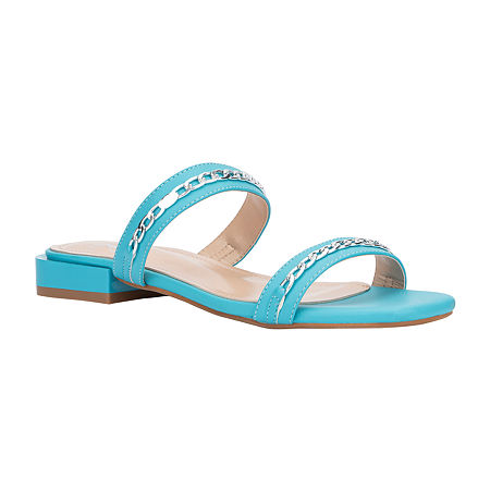  -New York & Company Womens Becki Flat Sandals