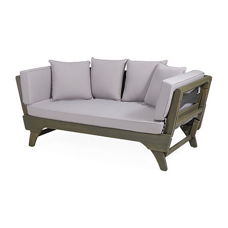 Serene Expandable Patio Daybed, One Size, Gray