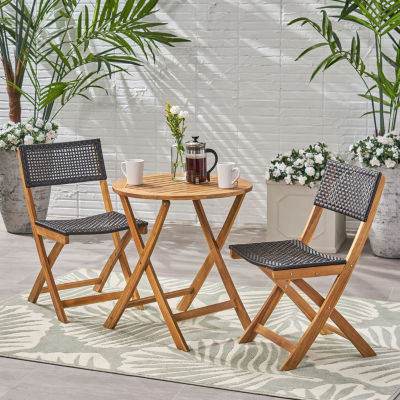 Hillside 3-pc. Bistro Set Folding