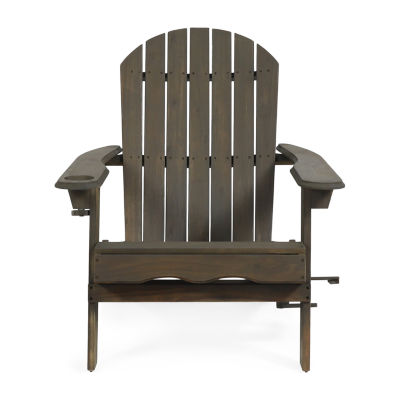 Bellwood Folding Adriondack Chair One Size Gray 220$