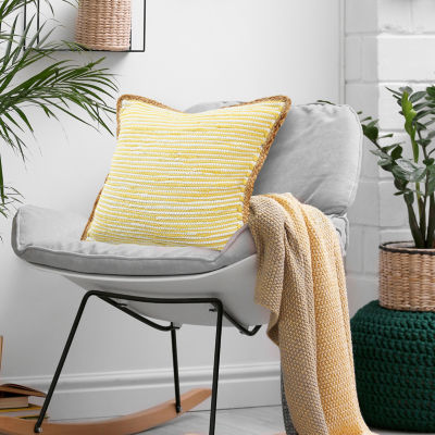 LR Home Designed By Evette Rios Rahis Modern Square Throw Pillow