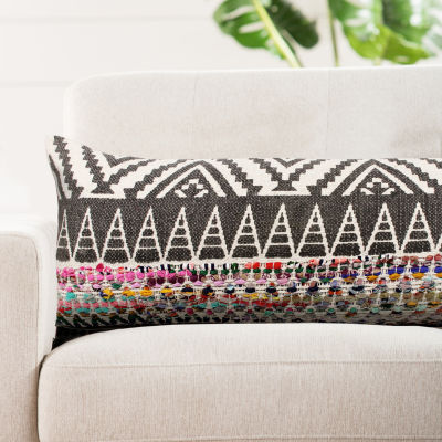 Lr Home Designed By Evette Rios Cirra Chevron Lumbar Pillow