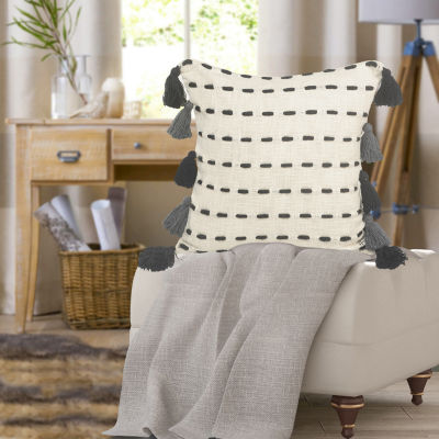 Lr Home Designed By Evette Rios Eva Modern Square Throw Pillow