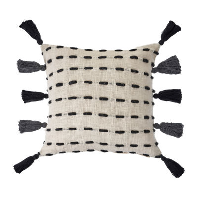 Lr Home Designed By Evette Rios Eva Modern Square Throw Pillow