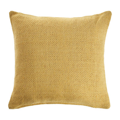 LR Home Designed By Evette Rios Fery Solid Square Throw Pillow