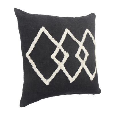 LR Home Designed By Evette Rios Avon Diamond Square Throw Pillow