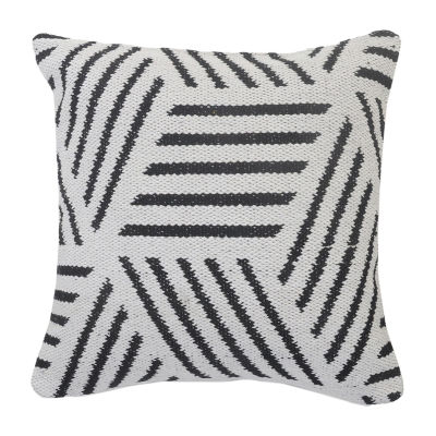 Lr Home Designed By Evette Rios Erri Modern Square Throw Pillow