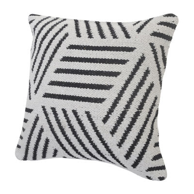 Lr Home Designed By Evette Rios Erri Modern Square Throw Pillow