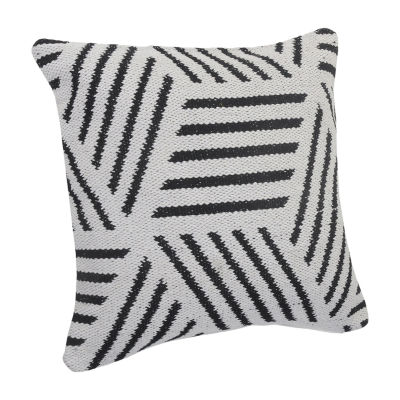 Lr Home Designed By Evette Rios Erri Modern Square Throw Pillow