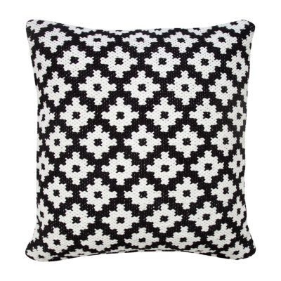 LR Home Designed By Evette Rios Ivan Modern Square Throw Pillow