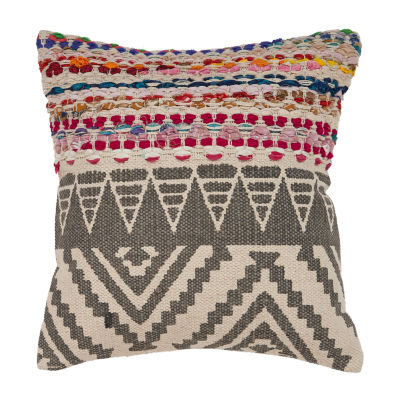 Lr Home Designed By Evette Rios Fin Chev Set 2 Square Throw Pillow