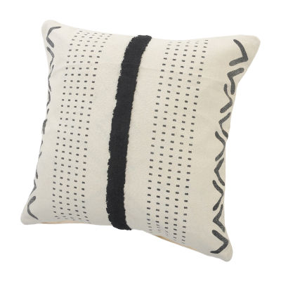 LR Home Designed By Evette Rios Eri Stri Set 2 Square Throw Pillow