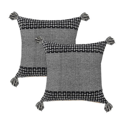 Lr Home Designed By Evette Rios Nas Geo Set 2 Square Throw Pillow