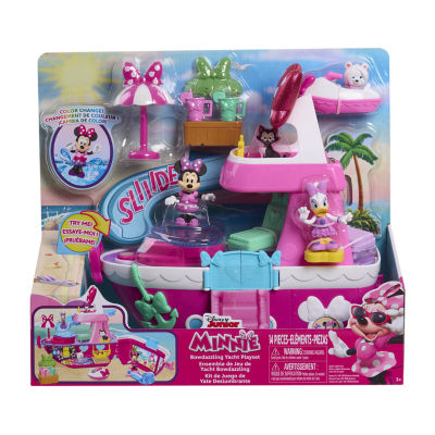 Disney Collection Minnie Mouse Bowdazzling Yacht Toy Playset