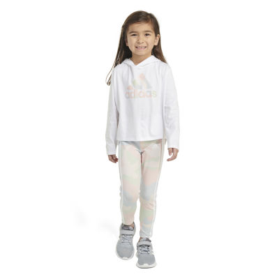 adidas Little Girls 2-pc. Legging Set