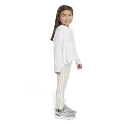 adidas Little Girls 2-pc. Legging Set