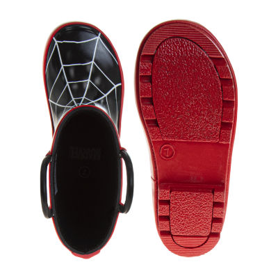 Spider-Man Little & Big  Boys Flat Heel Rain Boots